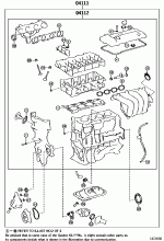 ENGINE OVERHAUL GASKET KIT 1